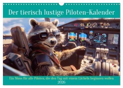 Cover-Bild zum Titel 'Der tierisch lustige Piloten-Kalender (Wandkalender 2026 DIN A3 quer), CALVENDO Monatskalender' von 'Peter Rübsamen'