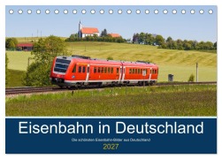 Cover-Bild zum Titel 'Eisenbahn in Deutschland (Tischkalender 2027 DIN A5 quer), CALVENDO Monatskalender' von 'Markus Mainka'