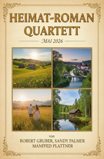 Heimat-Roman Quartett Mai 2026 - Robert Gruber, Sandy Palmer, Manfred Plattner