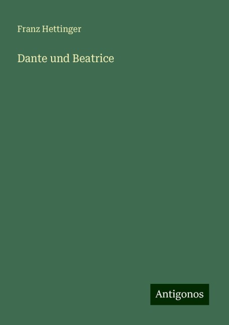 Dante und Beatrice - Franz Hettinger