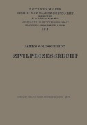 Cover-Bild zum Titel 'Zivilprozessrecht' von 'James Paul Goldschmidt'