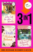 Cover-Bild zum Titel 'Das Café der süßen Wunder, Der Duft von Rosmarin und Schokolade & Das kleine Restaurant des Glücks' von 'Jana Seidel, Roberta Gregorio, Tania Schlie'