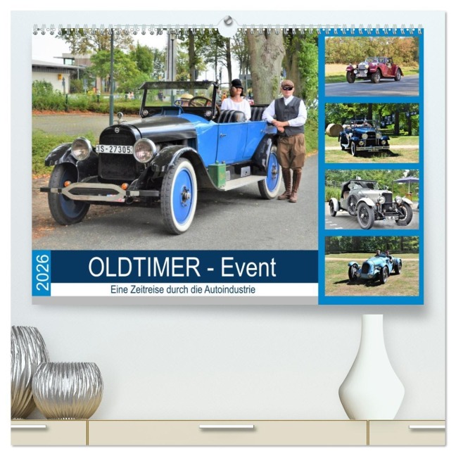 OLDTIMER-Event (hochwertiger Premium Wandkalender 2026 DIN A2 quer), Kunstdruck in Hochglanz - Günther Klünder