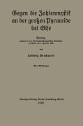 Cover-Bild zum Titel 'Gegen die Zahlenmystik an der großen Pyramide bei Gise' von 'Ludwig Borchardt'