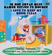 Cover-Bild zum Titel 'Ik hou ervan mijn kamer netjes te houden - I Love to Keep My Room Clean' von 'Shelley Admont, Kidkiddos Books'