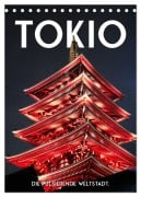 Cover-Bild zum Titel 'Tokio - Die pulsierende Weltstadt. (Tischkalender 2026 DIN A5 hoch), CALVENDO Monatskalender' von 'Sf Sf'