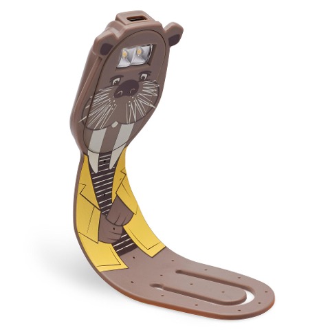 Flexilight Pals RC (Walross) - wiederaufladbares Leselicht - 2 in 1 Leselampe & Lesezeichen - LED Leselicht - Geschenk für Leser, Buchliebhaber - Deutsche Ausgabe - 