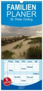 Cover-Bild zum Titel 'Familienplaner 2027 - St. Peter Ording 2027 mit 5 Spalten (Wandkalender, 21 x 45 cm) CALVENDO' von 'Beate Bussenius'