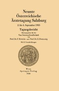 Cover-Bild zum Titel 'Neunte Österreichische Ärztetagung Salzburg' von ''