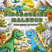 Cover-Bild zum Titel 'Malbuch für Jungen: Mein Urzeitliches Dinosaurier Malbuch!' von 'S&L Inspirations Lounge'