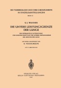 Cover-Bild zum Titel 'Die Untere Leistungsgrenze der Lunge' von 'U. J. Waßner'