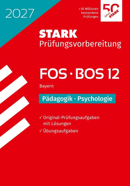 STARK Pädagogik/Psychologie 12. Klasse - Abitur FOS/BOS 2027 Bayern - Prüfungsvorbereitung - 