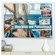 Cover-Bild zum Titel 'Meerblick und Plattschnack (hochwertiger Premium Wandkalender 2026 DIN A2 quer), Kunstdruck in Hochglanz' von 'Melanie Viola'