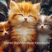 Cover-Bild zum Titel 'Dieren Squishmallow Kleurboek' von 'TaJeSa for you'