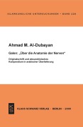 Cover-Bild zum Titel 'Galen: Über die Anatomie der Nerven' von 'Ahmad M. Al-Dubayan'