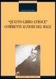 Cover-Bild zum Titel 'Questo libro atroce. Commenti ai «Fiori del male»' von 'Giovanni Cacciavillani'