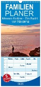 Familienplaner 2025 - Meeres-Farben - Die Bucht von Havanna mit 5 Spalten (Wandkalender, 21 x 45 cm) CALVENDO - Henning von Löwis of Menar