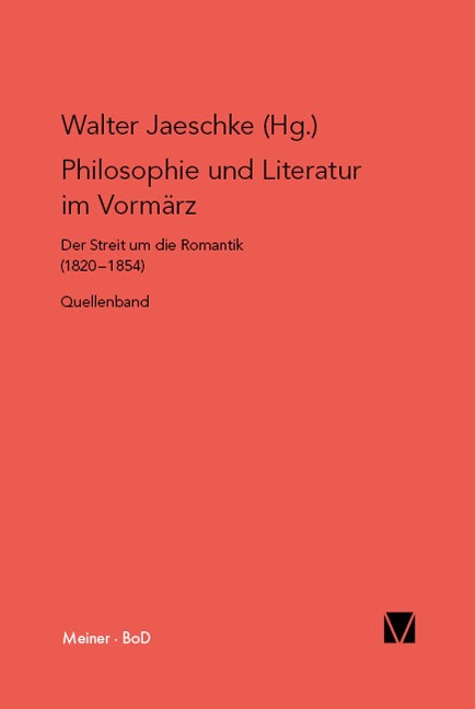 Philosophie und Literatur im Vormärz - 