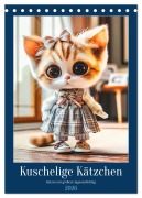 Cover-Bild zum Titel 'Kuschelige Kätzchen - Katzen mit großem Augenaufschlag (Tischkalender 2026 DIN A5 hoch), CALVENDO Monatskalender' von 'Anja Frost'