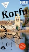 Cover-Bild zum Titel 'DUMONT direkt Reiseführer Korfu' von 'Klaus Bötig'