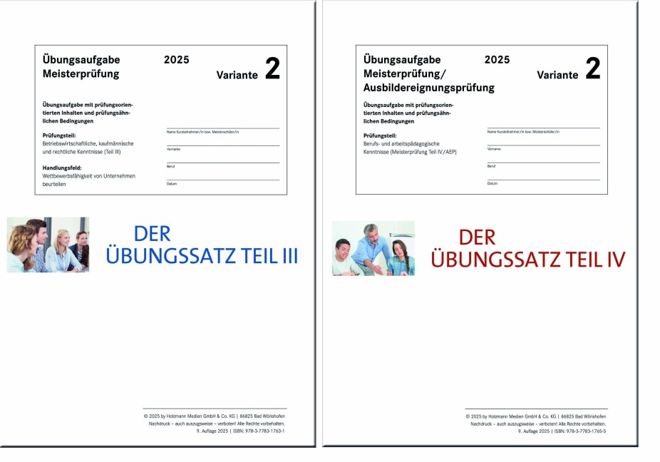 Das Übungspaket Teile III + IV - Variante 2 - Lothar Semper, Bernhard Gress