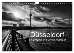 Cover-Bild zum Titel 'Düsseldorf Ansichten in Schwarz-Weiß (Wandkalender 2027 DIN A4 quer), CALVENDO Monatskalender' von 'Klaus Hoffmann'