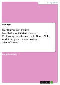 Cover-Bild zum Titel 'Der Beitrag von lokalen Nachhaltigkeitsinitiativen zur Ernährungstransformation in Bonn. Ziele und Strategien transformativer Akteur*innen' von 'Bianca Ludwig'
