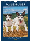 Familienplaner Jack und Parson Russell Terrier (Wandkalender 2026 DIN A4 hoch), CALVENDO Monatskalender - Sigrid Starick