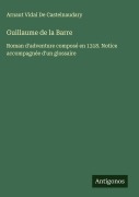 Cover-Bild zum Titel 'Guillaume de la Barre' von 'Arnaut Vidal de Castelnaudary'