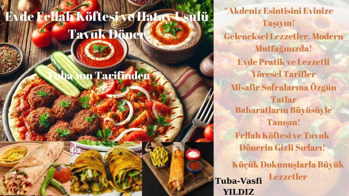 Evde Fellah Köftesi ve Hatay Usulü Tavuk Döner - Vasfi Yildiz