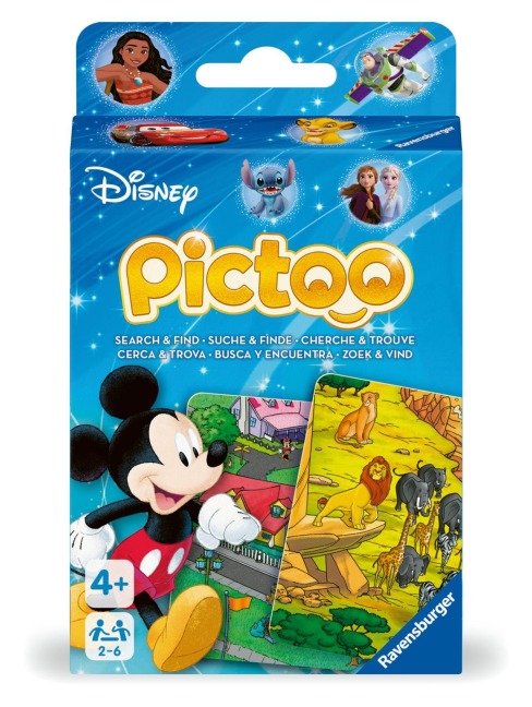 Pictoo Disney - Kartenspiel ab 4 Jahre - Prospero Hall