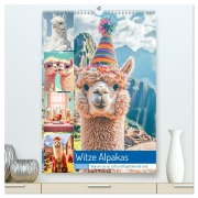 Witzige Alpakas (hochwertiger Premium Wandkalender 2026 DIN A2 hoch), Kunstdruck in Hochglanz - Steffen Gierok-Latniak