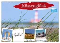 Cover-Bild zum Titel 'Küstenglück - Ein fotografischer Streifzug entlang der Nordsee (Wandkalender 2026 DIN A3 quer), CALVENDO Monatskalender' von 'Ute Jackisch'