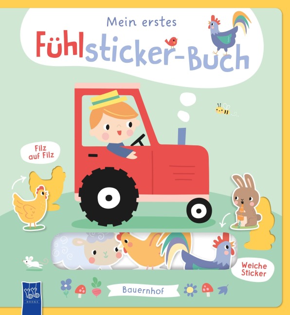 Mein erstes Fühlsticker-Buch - Bauernhof - 