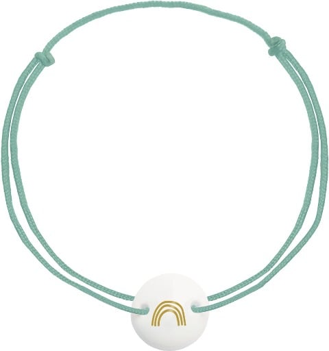 Armband - Armband mit Porzellananhänger - 