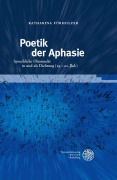 Cover-Bild zum Titel 'Poetik der Aphasie' von 'Katharina Fürholzer'