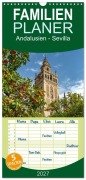 Cover-Bild zum Titel 'Familienplaner 2027 - Andalusien - Sevilla mit 5 Spalten (Wandkalender, 21 x 45 cm) CALVENDO' von 'Peter Schickert'