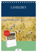 Cover-Bild zum Titel 'Tischplaner 2027 - LANDLEBEN (A5 Tischkalender zum Aufstellen) CALVENDO' von 'Gugigei'