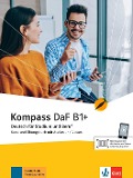 Cover-Bild zum Titel 'Kompass DaF B1+. Kurs- und Übungsbuch' von 'Birgit Braun, Nadja Fügert, Friederike Jin, Klaus Mautsch, Ilse Sander'