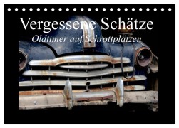 Cover-Bild zum Titel 'Vergessene Schätze - Oldtimer auf Schrottplätzen (Tischkalender 2026 DIN A5 quer), CALVENDO Monatskalender' von 'Jochen Gerken'