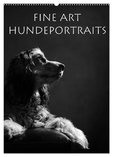 Fine Art Hundeportraits (Wandkalender 2025 DIN A2 hoch), CALVENDO Monatskalender - Jana Behr