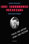 Cover-Bild zum Titel 'Der hessische Landbote' von 'Georg Büchner'
