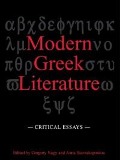 Cover-Bild zum Titel 'Modern Greek Literature' von ''