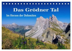 Cover-Bild zum Titel 'Das Grödner Tal - Im Herzen der Dolomiten (Tischkalender 2027 DIN A5 quer), CALVENDO Monatskalender' von 'Lianem'