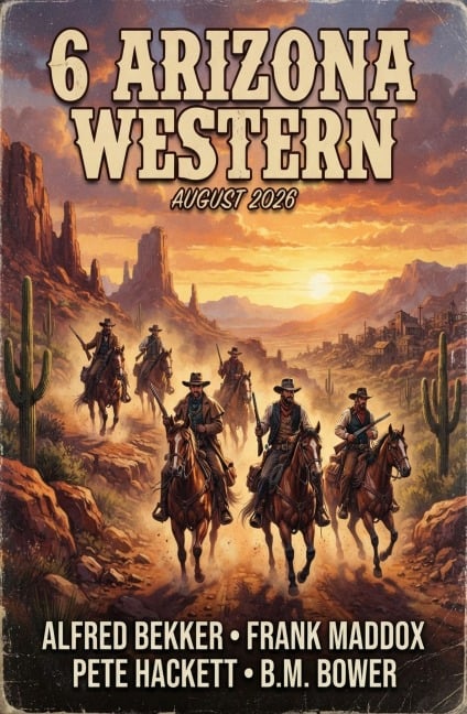 6 Arizona Western August 2026 - Alfred Bekker, Frank Maddox, Pete Hackett, B. M. Bower