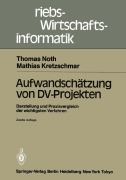 Cover-Bild zum Titel 'Aufwandschätzung von DV-Projekten' von 'Mathias Kretzschmar, Thomas Noth'