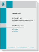 Cover-Bild zum Titel 'BGB AT III - Das Erlöschen des Primäranspruchs' von 'Karl-Edmund Hemmer, Achim Wüst, Michael Tyroller'