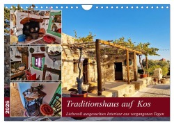 Cover-Bild zum Titel 'Traditionshaus auf Kos (Wandkalender 2026 DIN A4 quer), CALVENDO Monatskalender' von 'Claudia Kleemann'