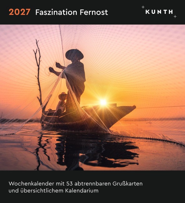 Faszination Fernost - KUNTH Postkartenkalender 2027 - 