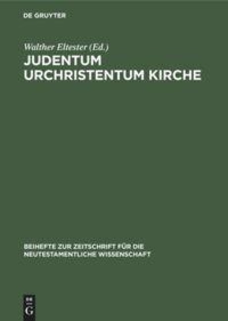 Judentum Urchristentum Kirche - 